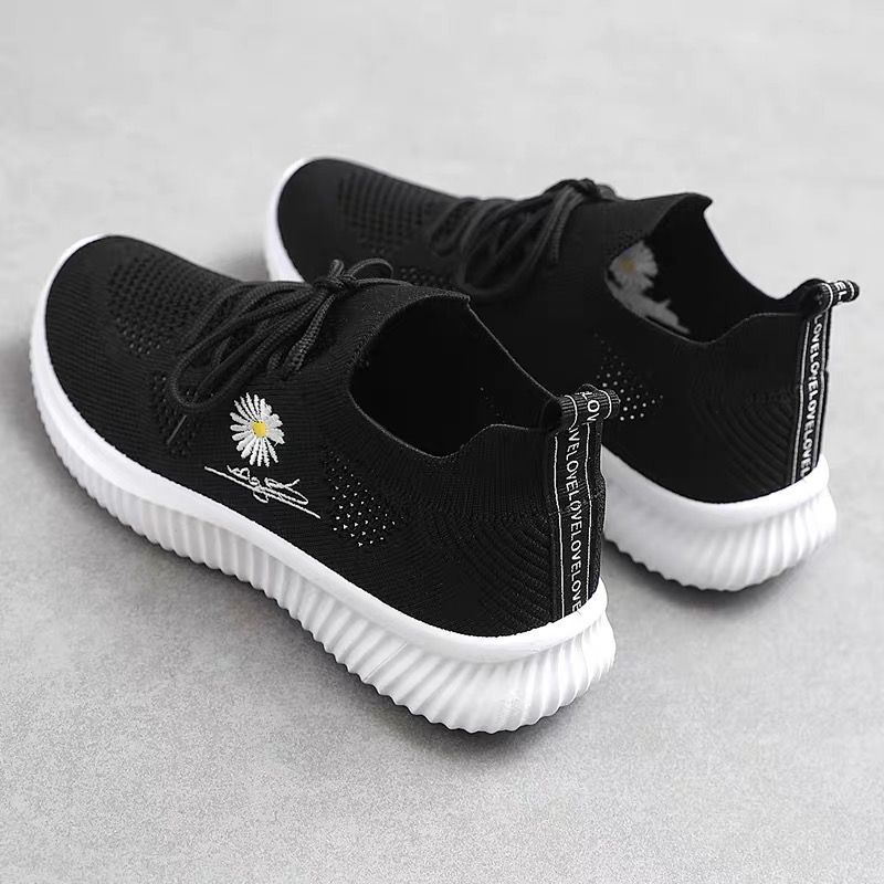 Women's White Shoes 2024 New Summer Women's Casual Shoes All-Match Soft Bottom Mesh Shoes Women's Shoes Breathable Sneakers