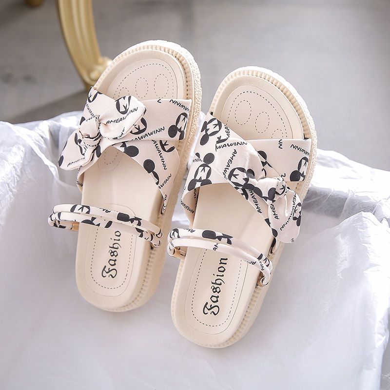 Women's Sandals 2023 New Summer Good-looking Outer Wear Internet Celebrity Ins Thick Bottom Non-Slip Integrated Two-Way Sandals for Women