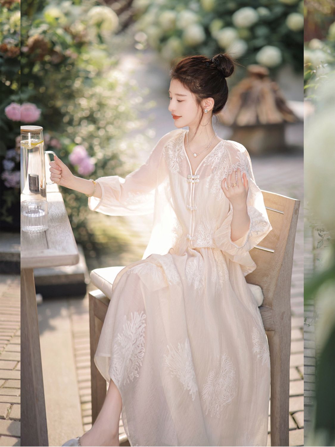 váy lụa phong cách Daxi ( 3 món )
