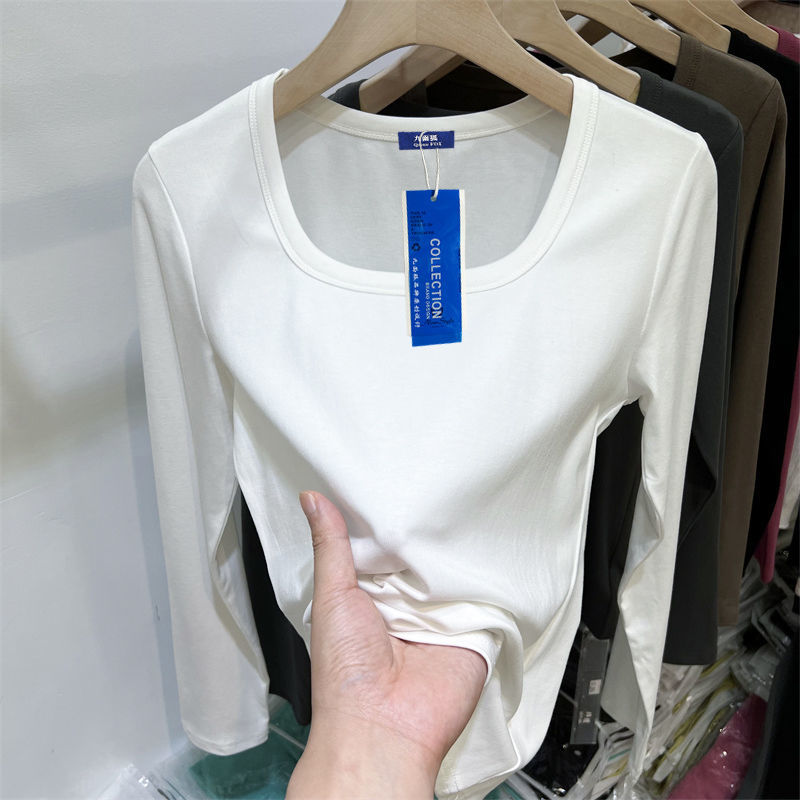 Áo sơ mi đáy vuông cổ vuông bằng cotton