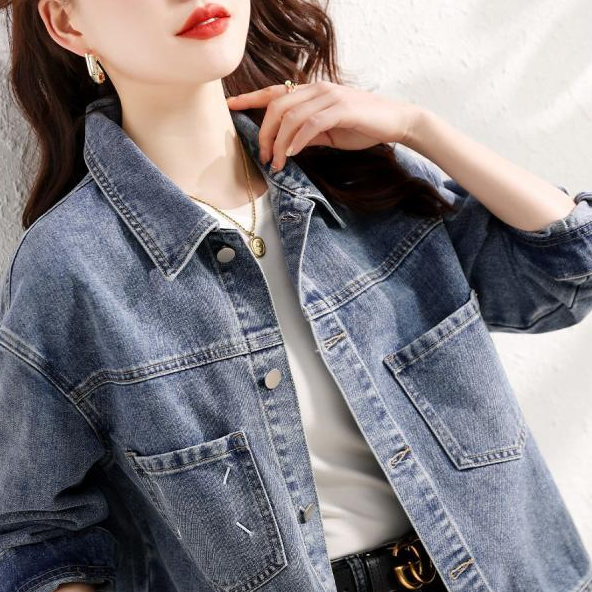 sale!áo khoác denim hàng đầu