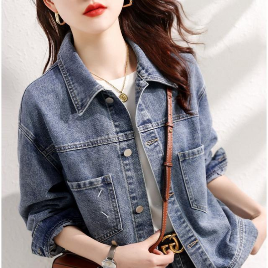 sale!áo khoác denim hàng đầu