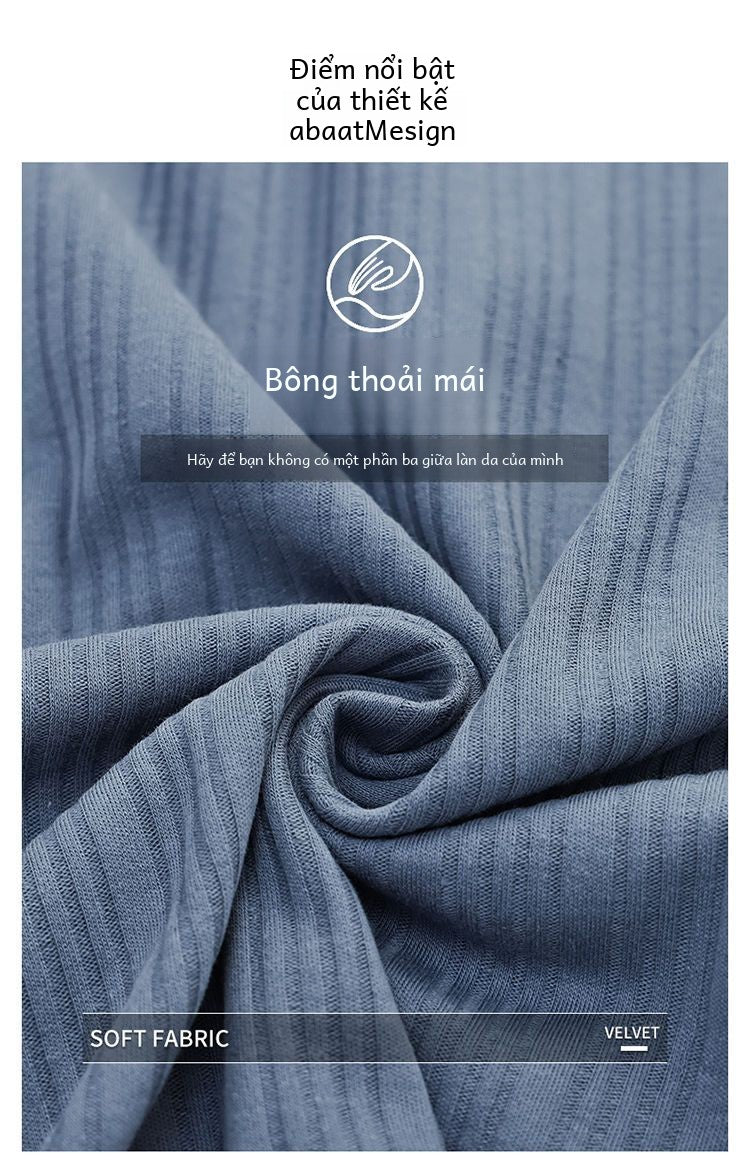 Bộ Đồ Ngủ 100% Cotton Nữ Xuân Thu Đông Dài Tay Quần Mới Rời Và Dễ Thương Của Cô Gái Mặc Nhà Bộ Đồ Mùa Thu